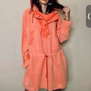 NEW! Free People Sadie Surplus Knit Jacket in Color "Peachy" - Size Small